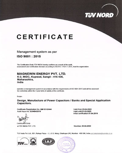 iso certificate