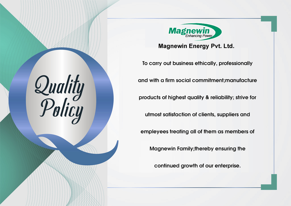 MAGNEWIN ENERGY PVT. LTD., Capacitors Manufacturer and Supplier